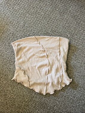 White fox light dusty pink tube top